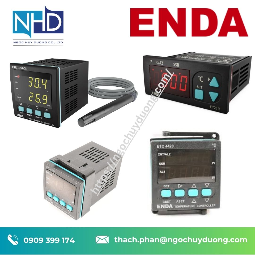 Bộ điều khiển nhiệt độ PID ENDA 48×48mm Chính hãng