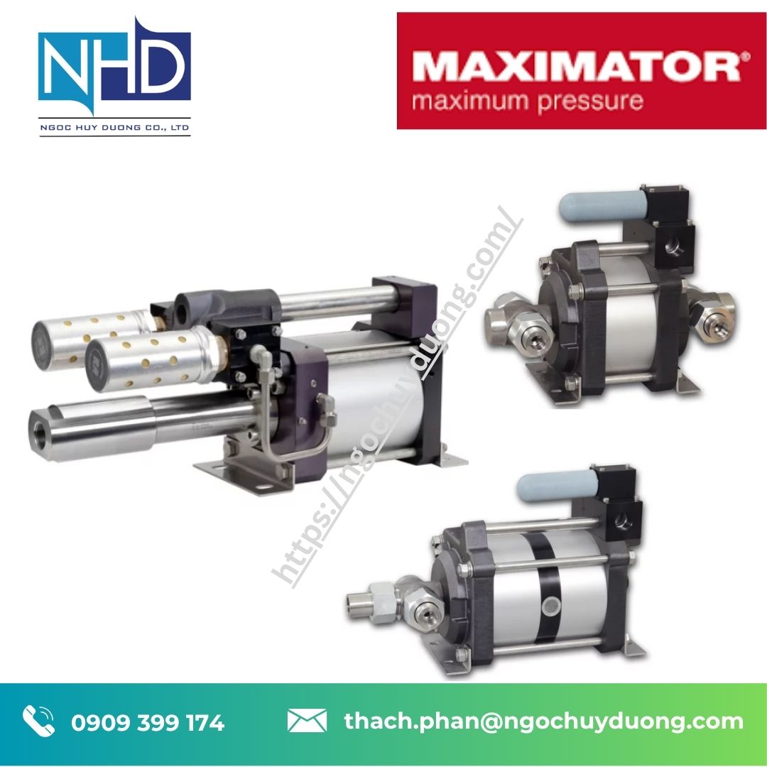 Bơm Maximator GX Series – Áp suất siêu cao 7.000 bar