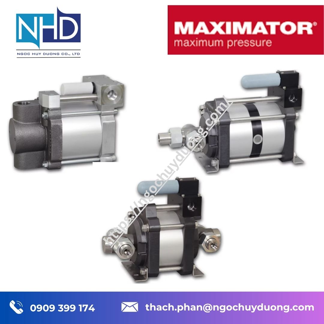 Đại lý giá tốt Bơm Maximator G…-2 Series Chính hãng – Hai piston khí