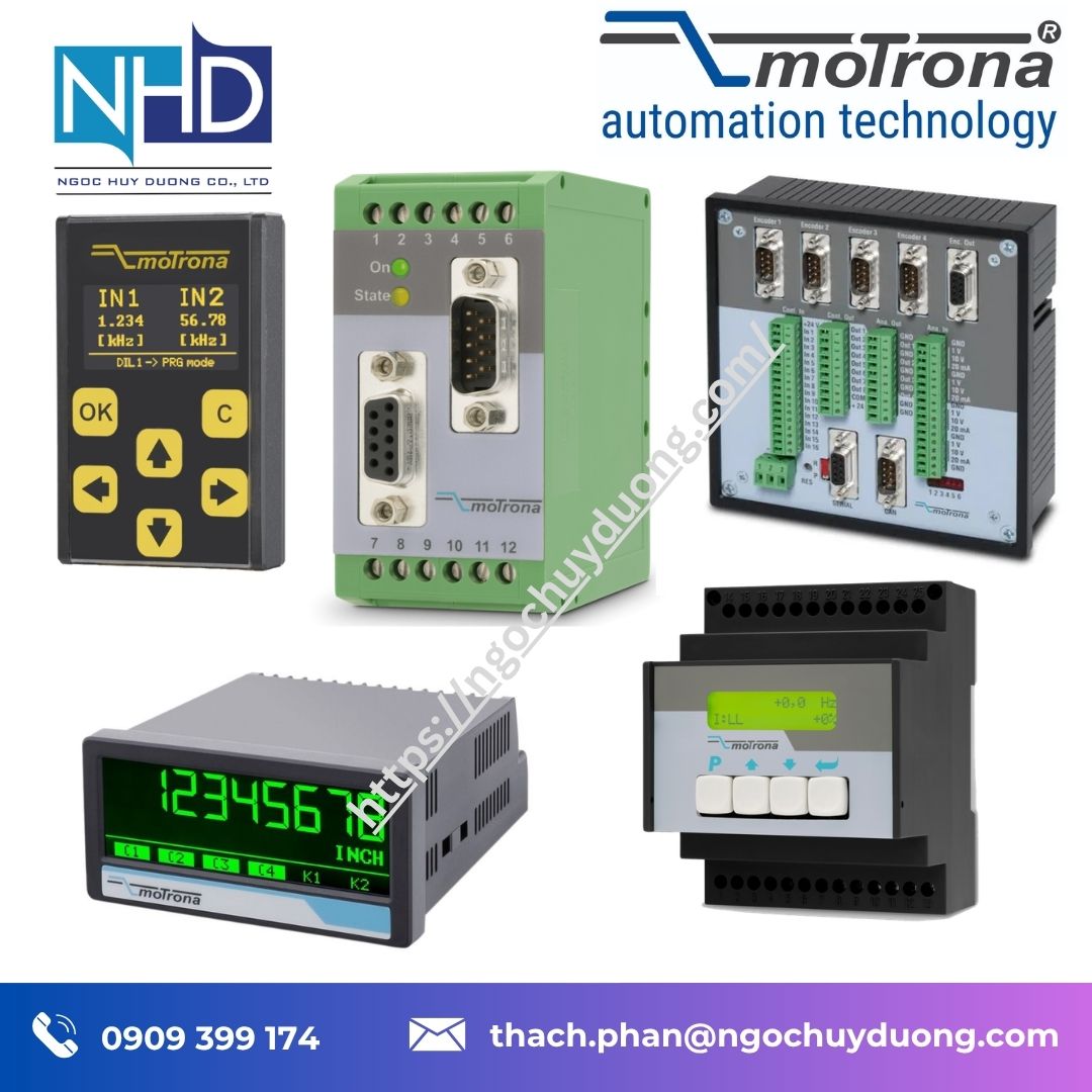 Ngọc Huy Dương – Đại lý cung cấp thiết bị tự động hóa và Motion Controller Motrona tại Việt Nam