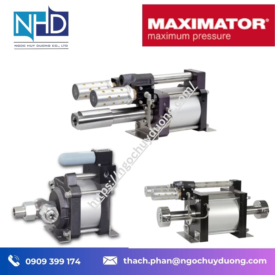 Tổng kho hàng sẵn Bơm Maximator GX Series – Áp suất siêu cao 7.000 bar
