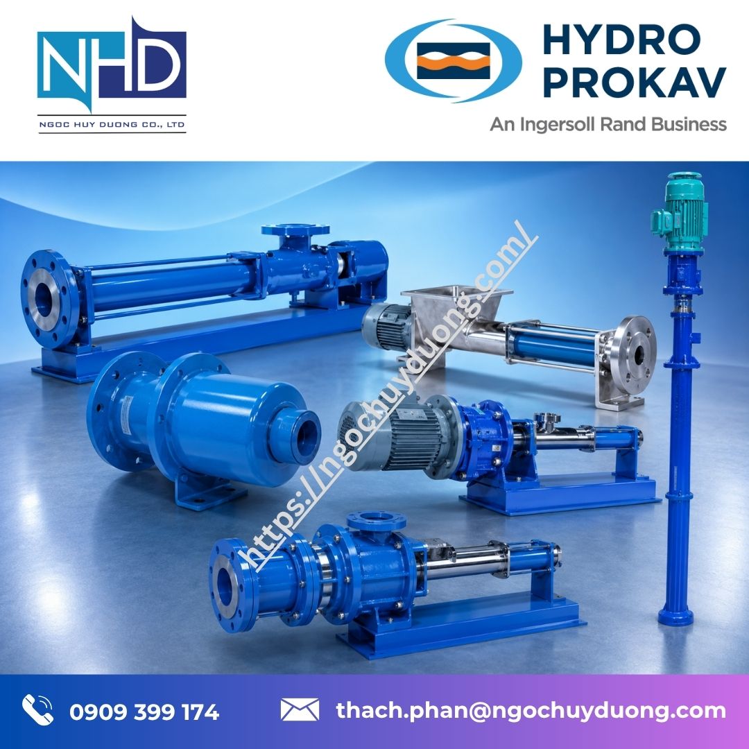 2 NGỌC HUY DƯƠNG là nhà phân phối chính hãng Hydro Prokav Pumps