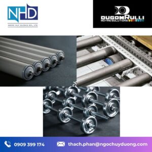 Đại lý giá tốt Bánh xe con lăn DUGOM RULLI 303, 339 – Bánh xe băng tải chính hãng, linh hoạt và nhỏ gọn