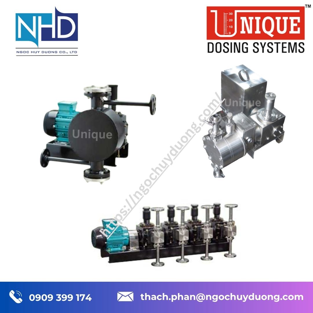 Đại lý giá tốt Bơm định lượng Unique Dosing – Hỗ trợ kỹ thuật