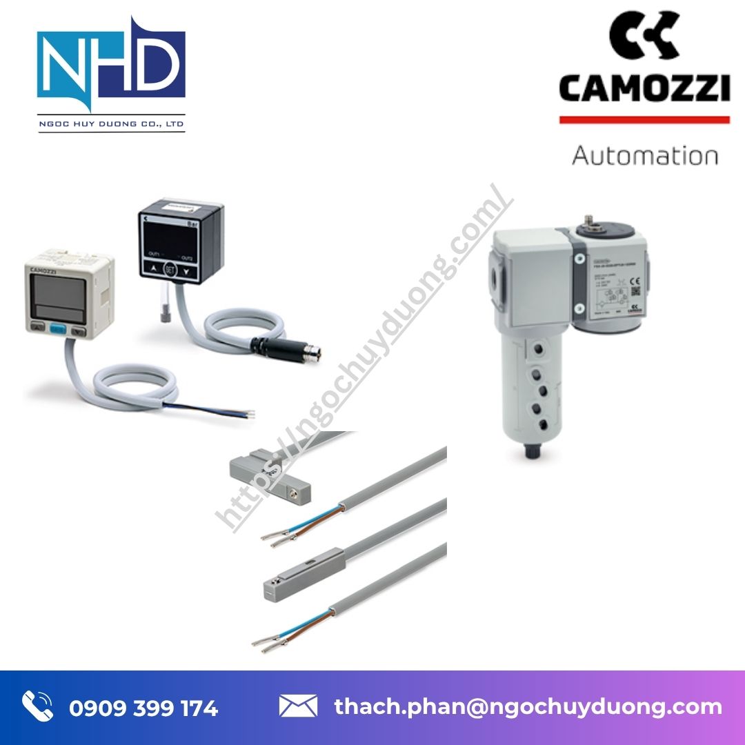 Đại lý giá tốt Cảm biến Camozzi – Cảm biến từ, lưu lượng, áp suất
