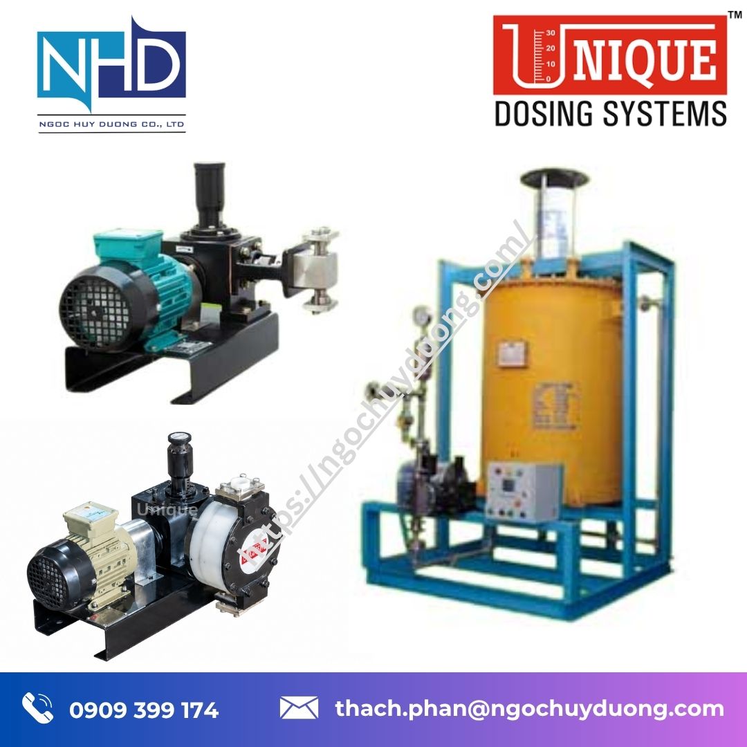 Đại lý giá tốt Hệ thống châm hóa chất Unique Dosing – Chính hãng Việt Nam
