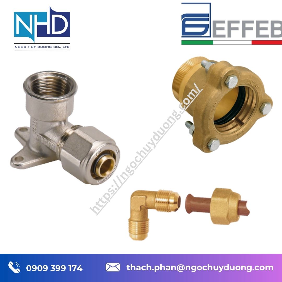 Đại lý giá tốt Tổng kho phụ kiện nối ống EFFEBI PN16 hàng sẵn