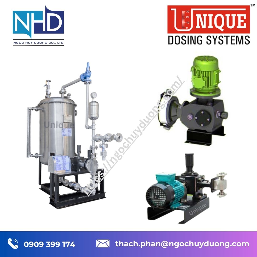 Tổng kho hàng sẵn Bơm định lượng Unique Dosing – Báo giá nhanh