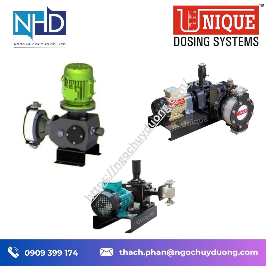 Tổng kho hàng sẵn Bơm định lượng Unique Dosing – Hỗ trợ kỹ thuật