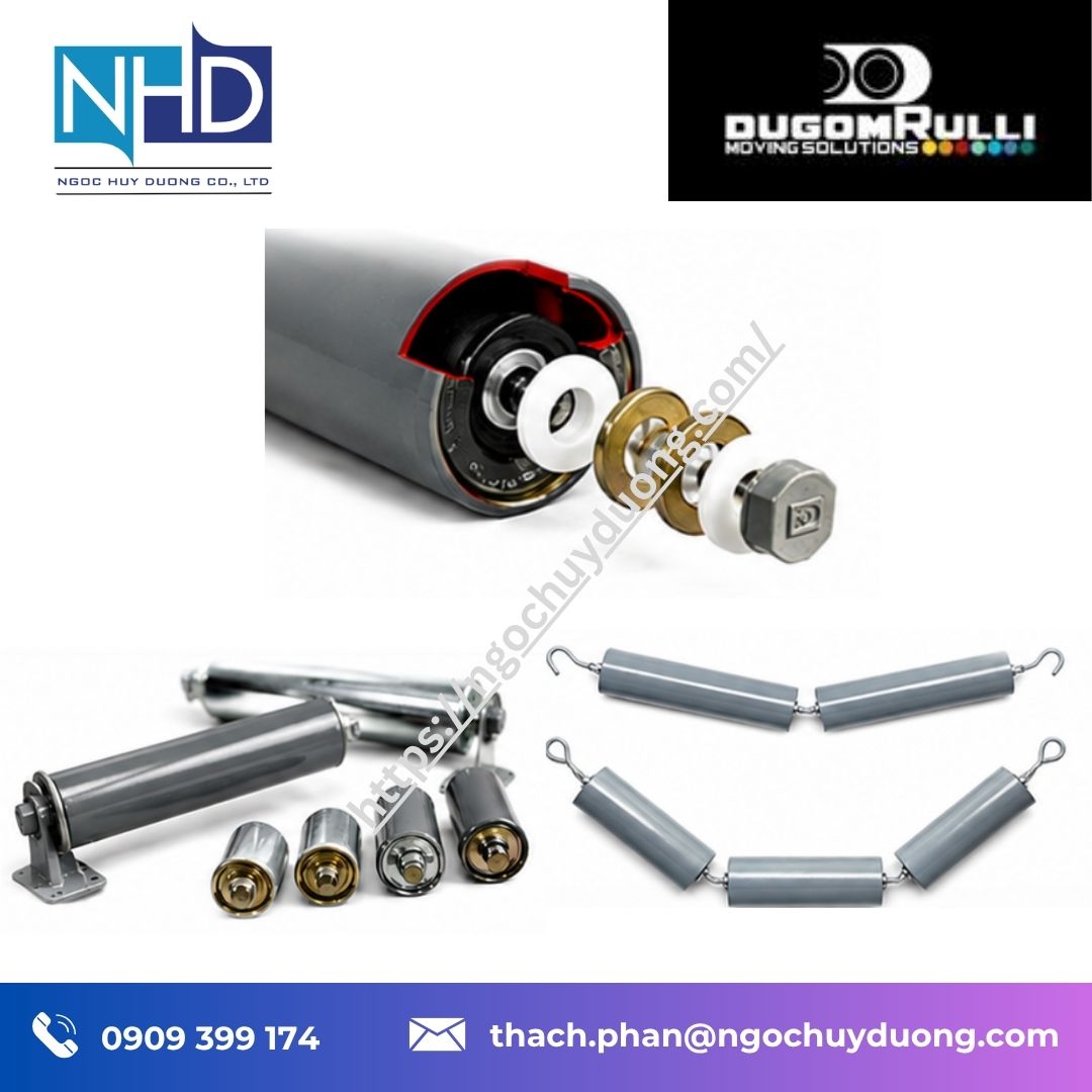 Tổng kho hàng sẵn Con lăn Garland DUGOM RULLI hỗ trợ kỹ thuật