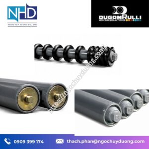 Tổng kho hàng sẵn Con lăn băng tải DUGOM RULLI Series 309 312 tải nặng