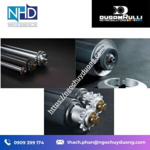 Tổng kho hàng sẵn Con lăn ma sát và con lăn chạy vượt tốc DUGOM RULLI – Truyền động bằng xích