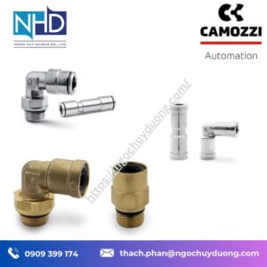 Tổng kho hàng sẵn Đầu nối khí nén Camozzi - Đầu nối cắm nhanh và đầu nối đẩy ống chính hãng, giá tốt