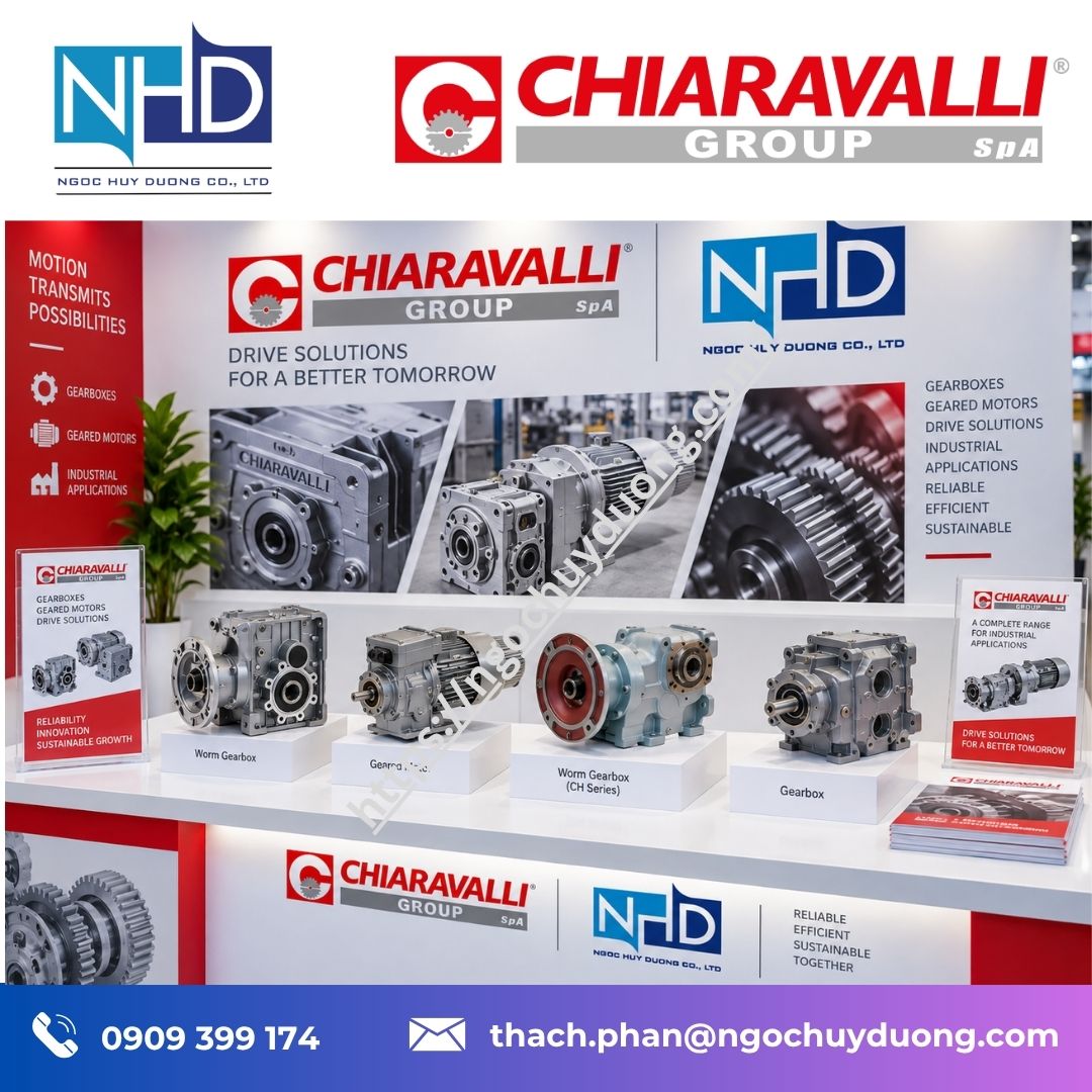 12 Phân phối Hộp số Chiaravalli Việt Nam