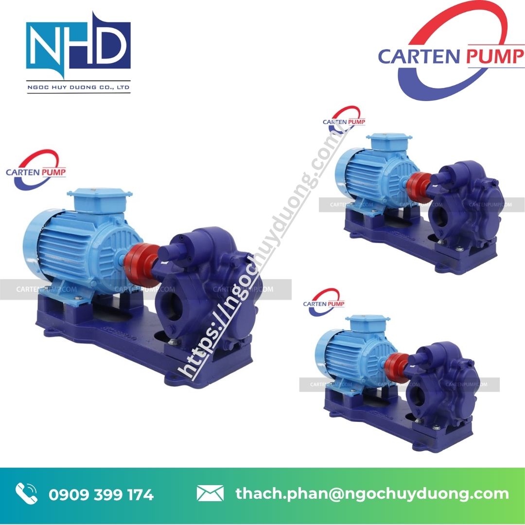 Bơm bánh răng ngoài Carten Pump HLG90-FC-MC chính hãng, giá tốt