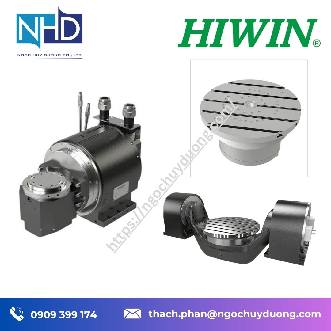 Đại lý giá tốt Bàn xoay động cơ mô-men xoắn HIWIN RAB – Hàng chính hãng