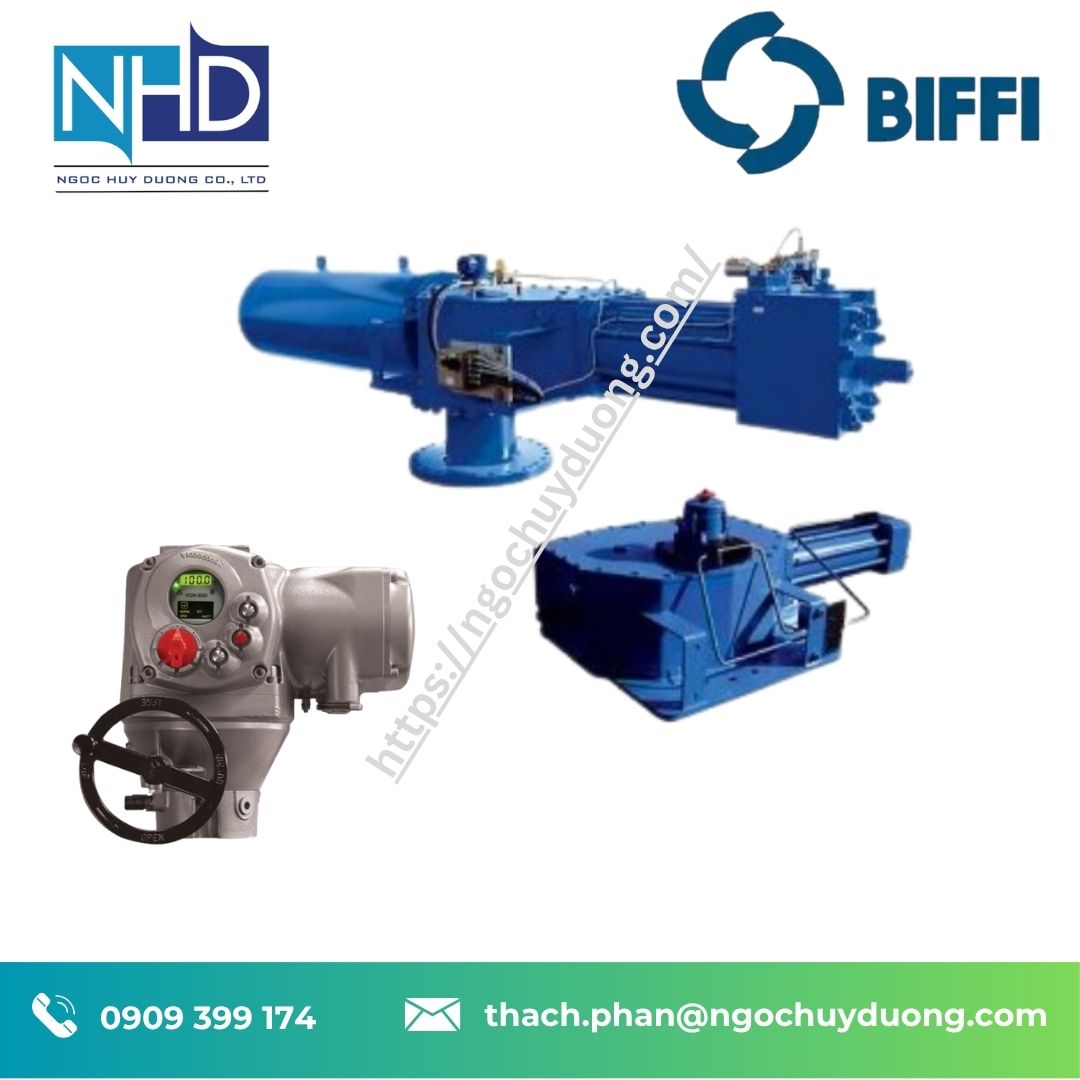 Đại lý giá tốt Bộ truyền động khí nén Biffi RPHD RPHS Rack & Pinion