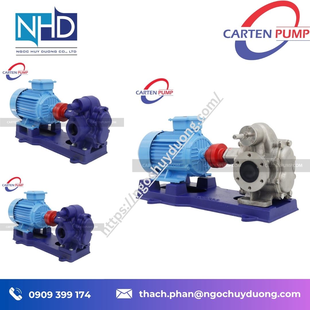 Đại lý giá tốt Bơm bánh răng ngoài Carten Pump HLG90-FC-MC chính hãng, giá tốt