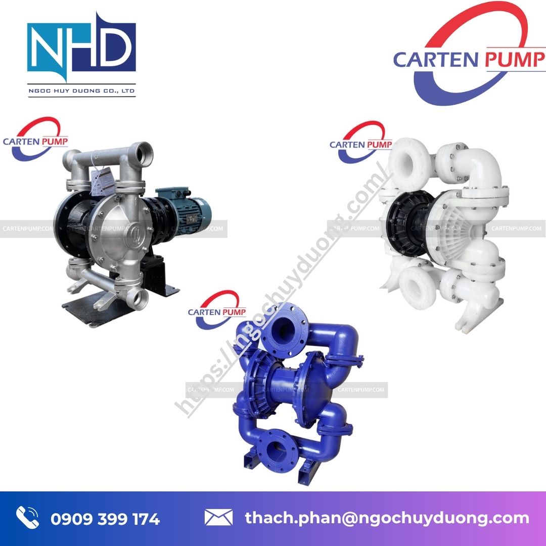 Đại lý giá tốt Bơm màng Carten Pump HLD3A – Chính hãng, giá tốt