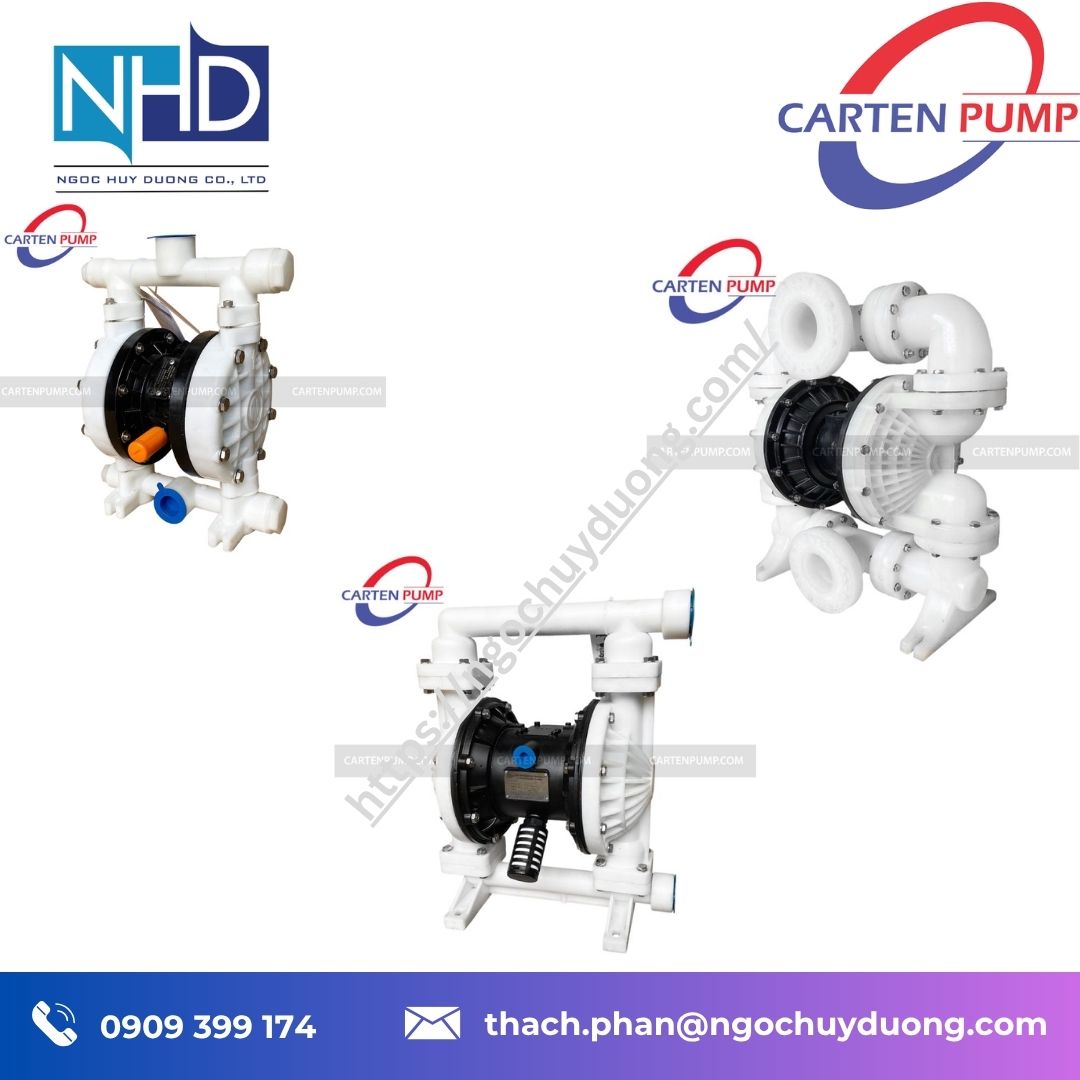 Đại lý giá tốt Bơm màng Carten Pump HLD40-PPFF – Chính hãng, giá tốt