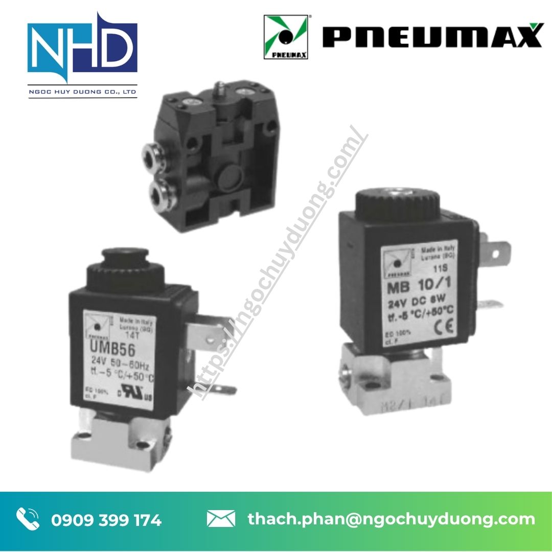 Đại lý giá tốt Cuộn điện Pneumax M2 M21 MB Nhiều điện áp Hỗ trợ kỹ thuật