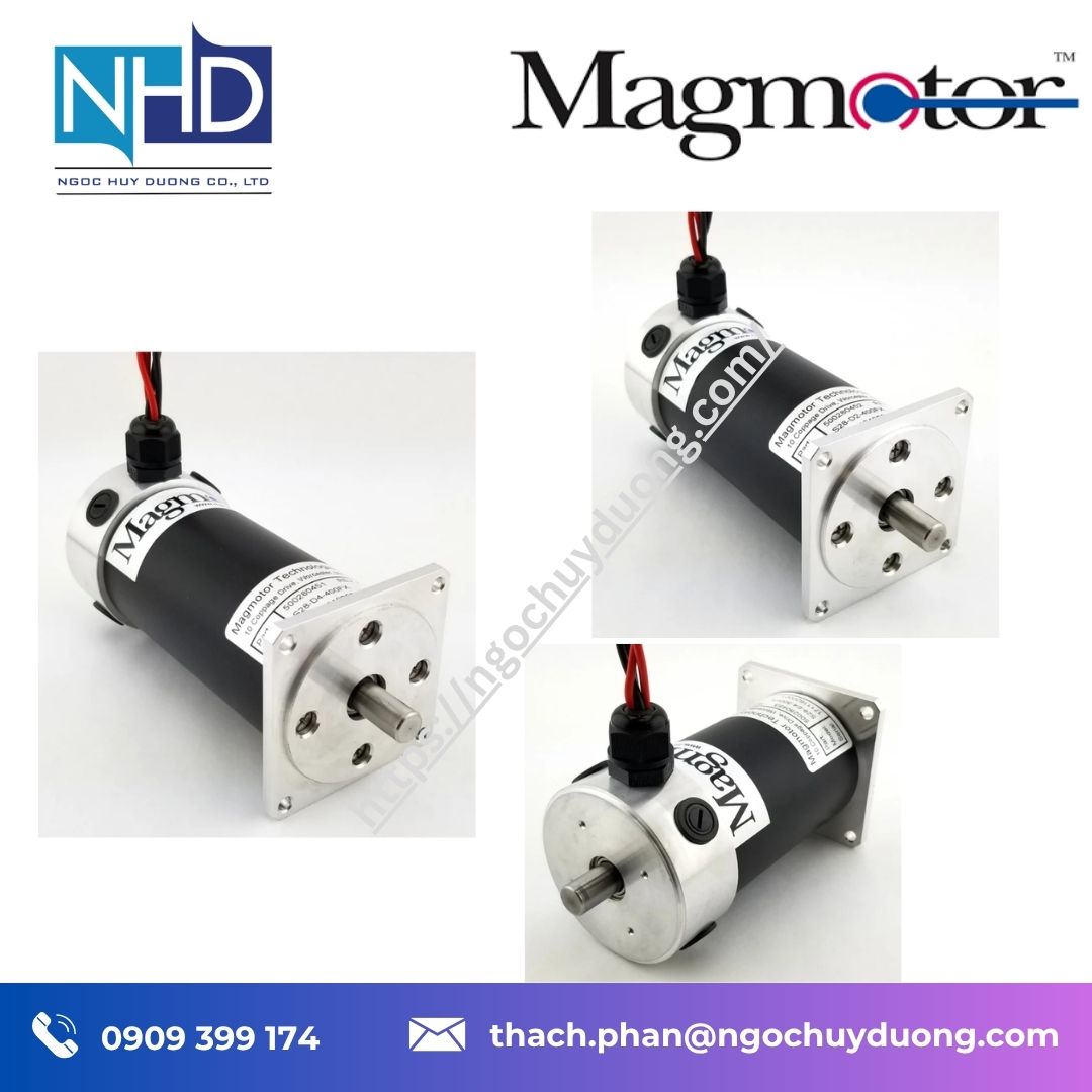 Đại lý giá tốt Động cơ DC chổi than Magmotor S28 – Mô-men cao, giá tốt