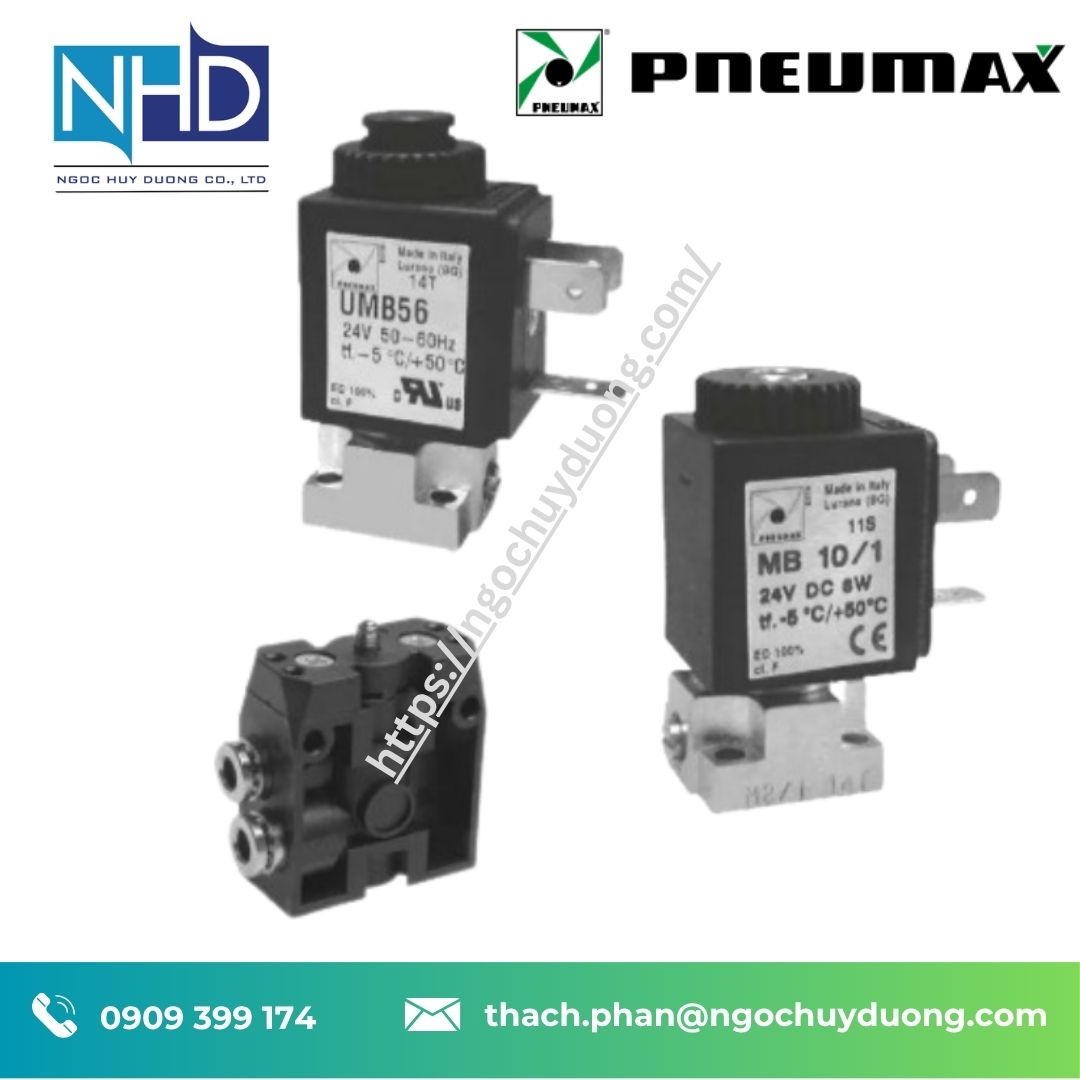 Đại lý giá tốt Van điện từ Pneumax 300 Series Hỗ trợ kỹ thuật Việt Nam