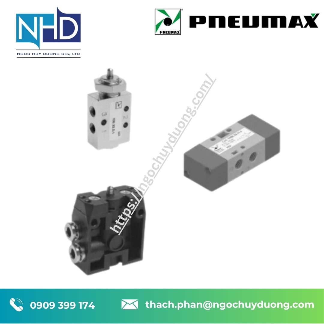 Đại lý giá tốt Van điện từ Pneumax Series 2600 Line-Flat-VDMA Hỗ trợ kỹ thuật