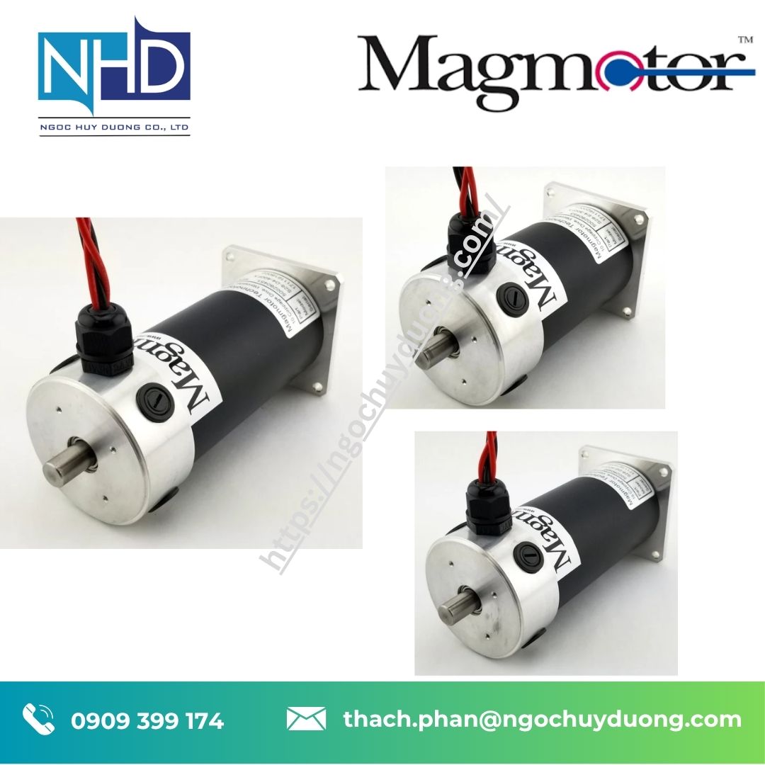 Động cơ DC chổi than Magmotor S28 – Mô-men cao, giá tốt