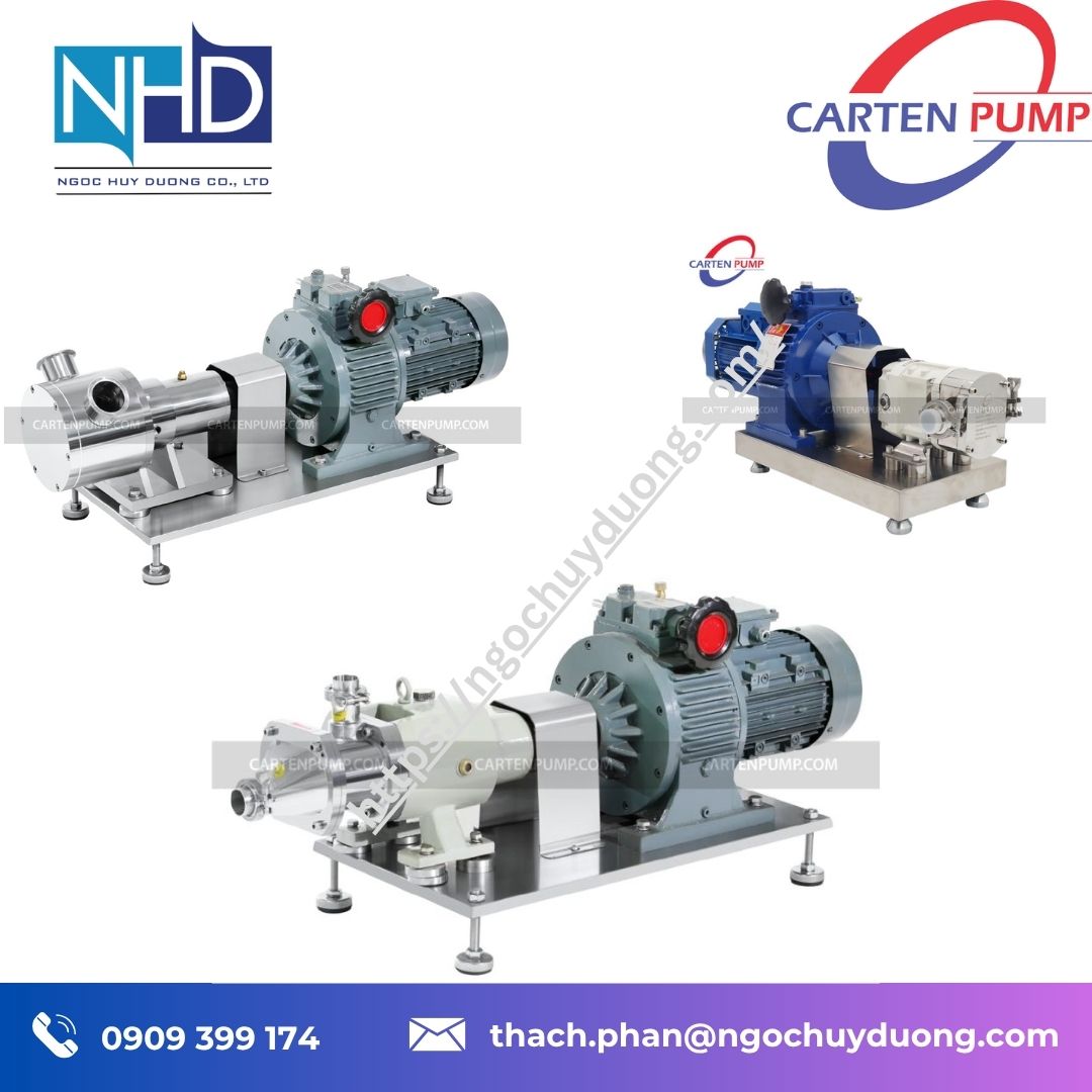 Tổng kho hàng sẵn Bơm chất lỏng Cartenpump HSB-10 – Hàng chính hãng