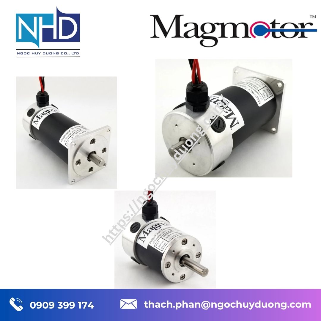 Tổng kho hàng sẵn Động cơ DC chổi than Magmotor S28 – Mô-men cao, giá tốt