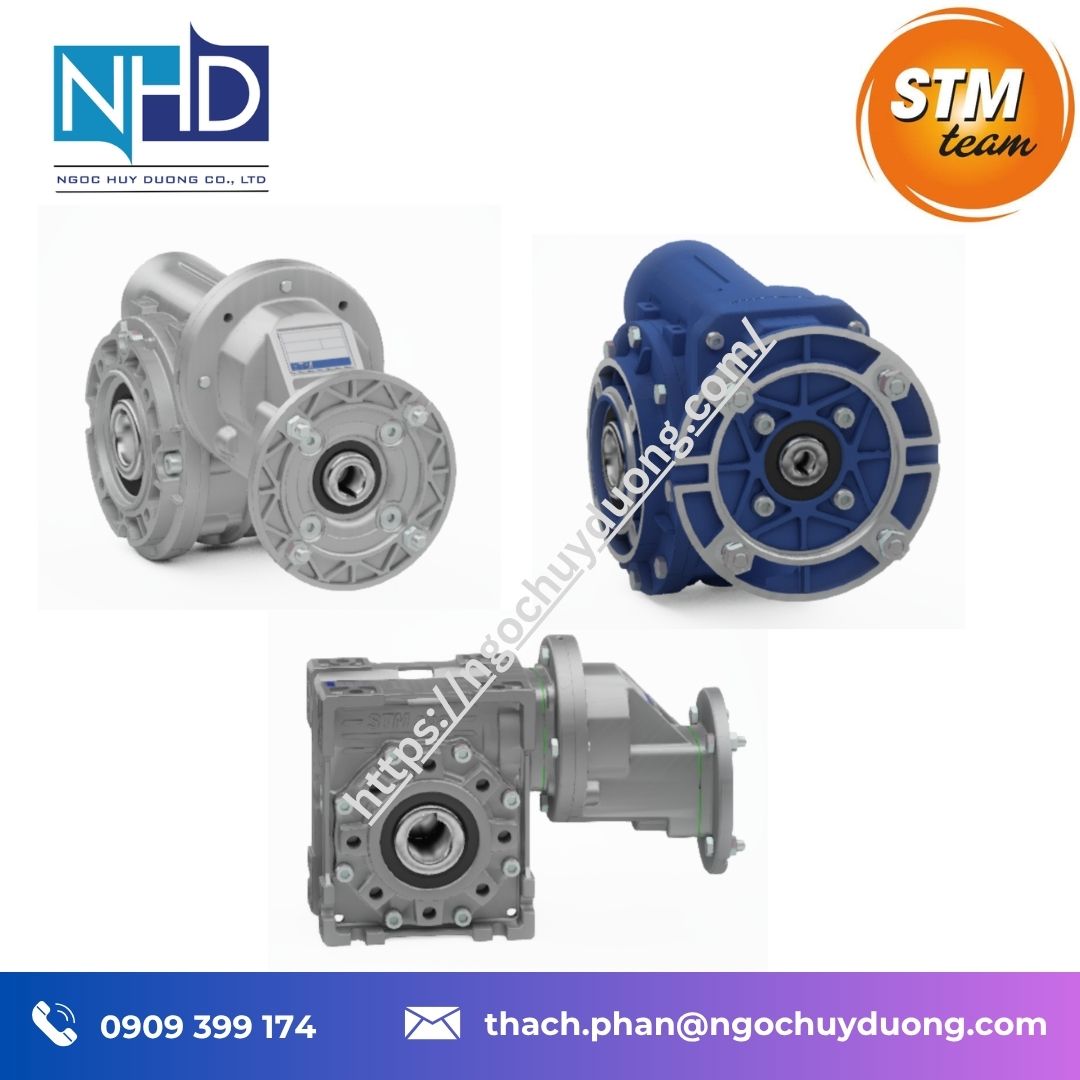 Tổng kho hàng sẵn Hộp số trục vít STM CBN chính hãng – R, U Universal