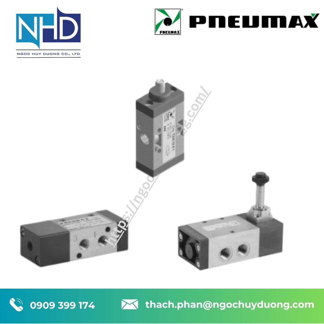 Tổng kho hàng sẵn Van điện từ Pneumax Series 2400 Line-Flat-VDMA Hỗ trợ kỹ thuật