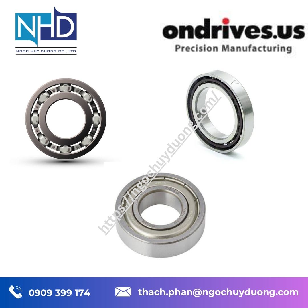 Tổng kho hàng sẵn Vòng bi Ondrives.US – Vòng bi hướng kính, chặn chính xác