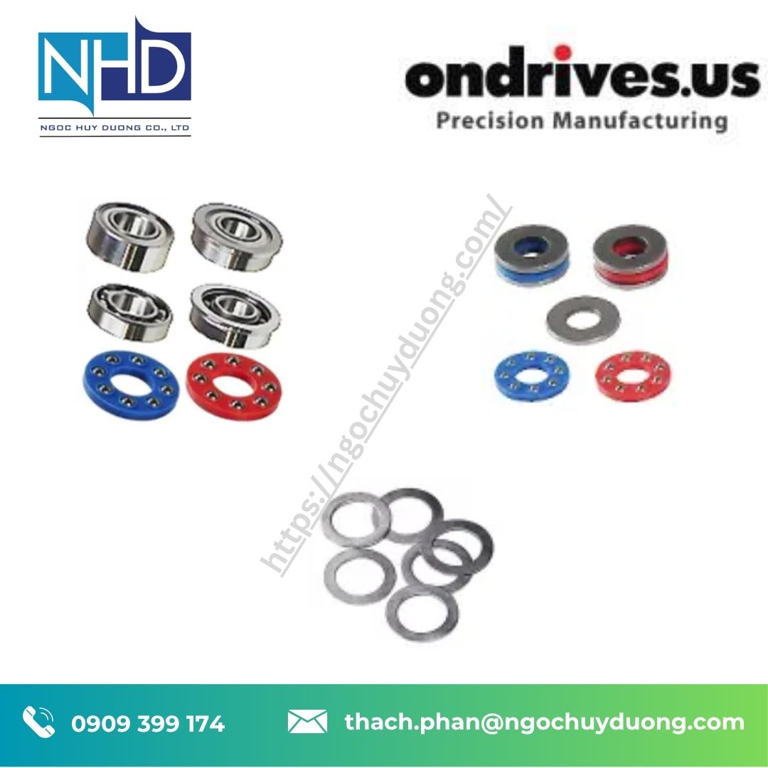 Vòng bi Ondrives.US – Vòng bi hướng kính, chặn chính xác