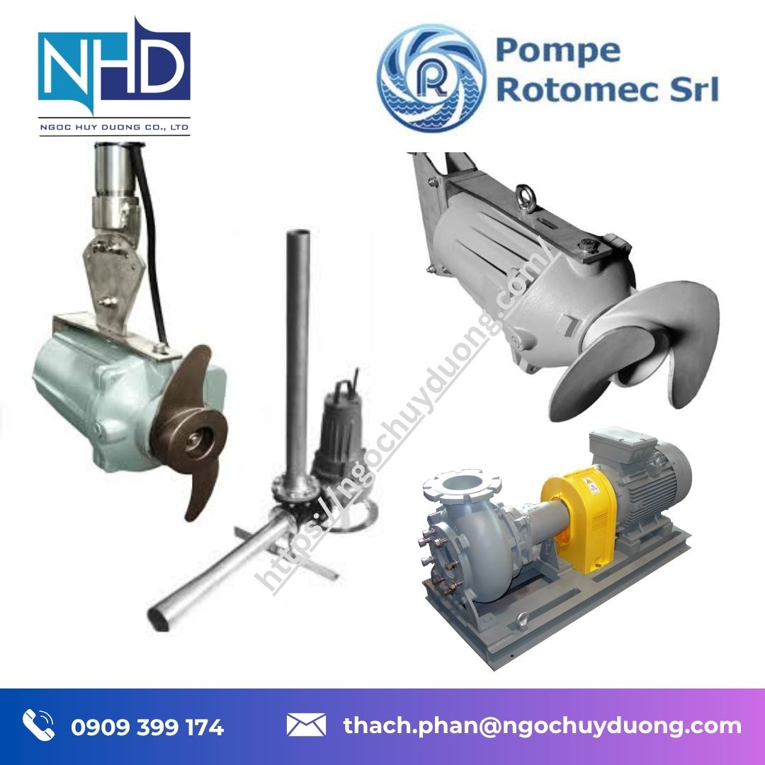 16 Đại Lý Bơm Sục Khí Chìm POMPE ROTOMEC G 151-8075 – ECOGET