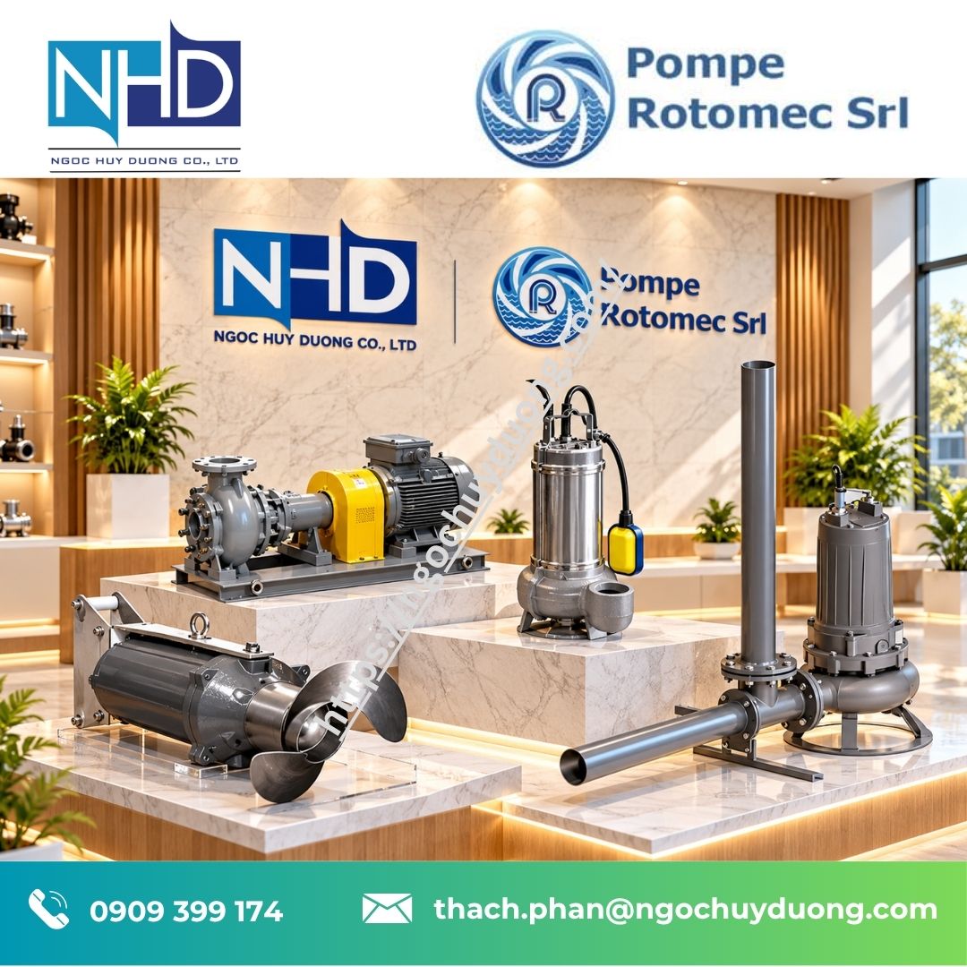 17 Nơi bán Bơm Sục Khí Chìm POMPE ROTOMEC G 151-8075 – ECOGET nhập chính hãng sẵn kho