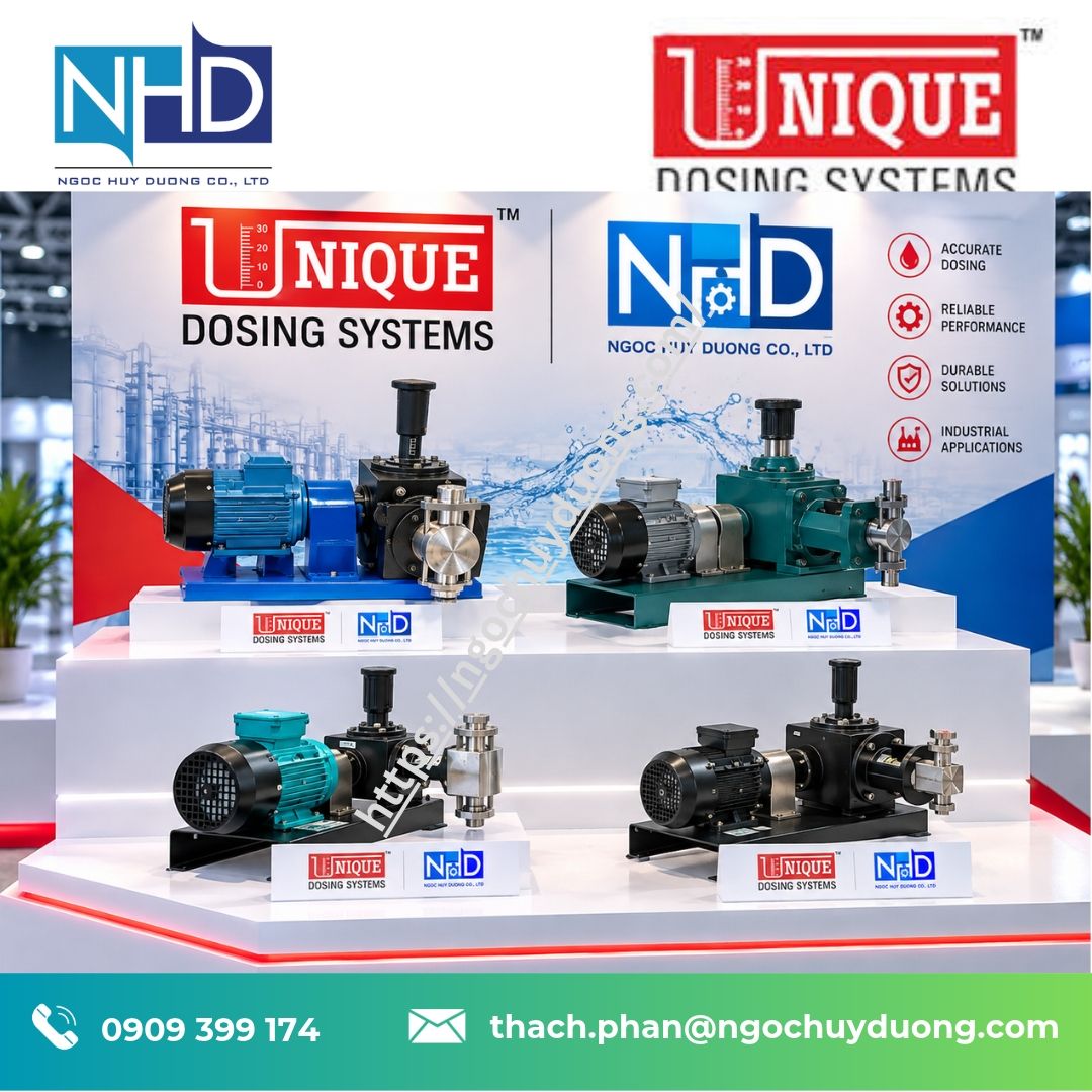 18 Báo giá Bơm định lượng piston Unique Dosing UDP 3535