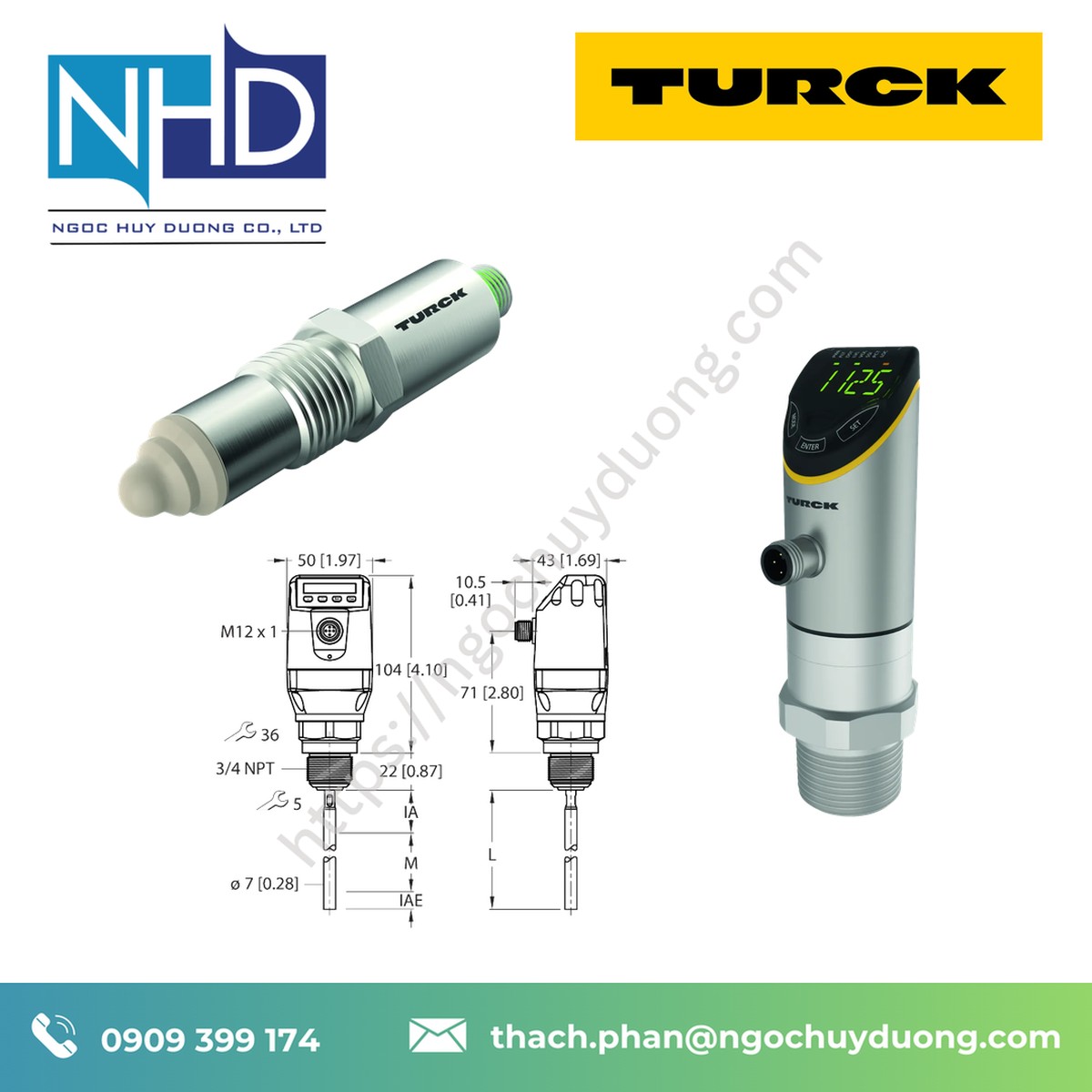 Cảm biến đo mức Turck Level Sensors – Báo giá nhanh