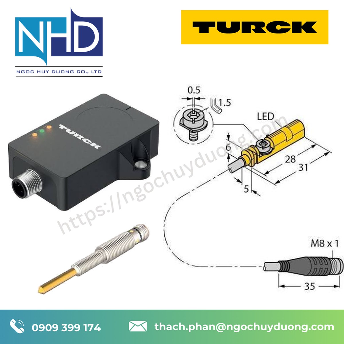 Cảm biến từ trường TURCK BIM WIM CMMT – Giá tốt