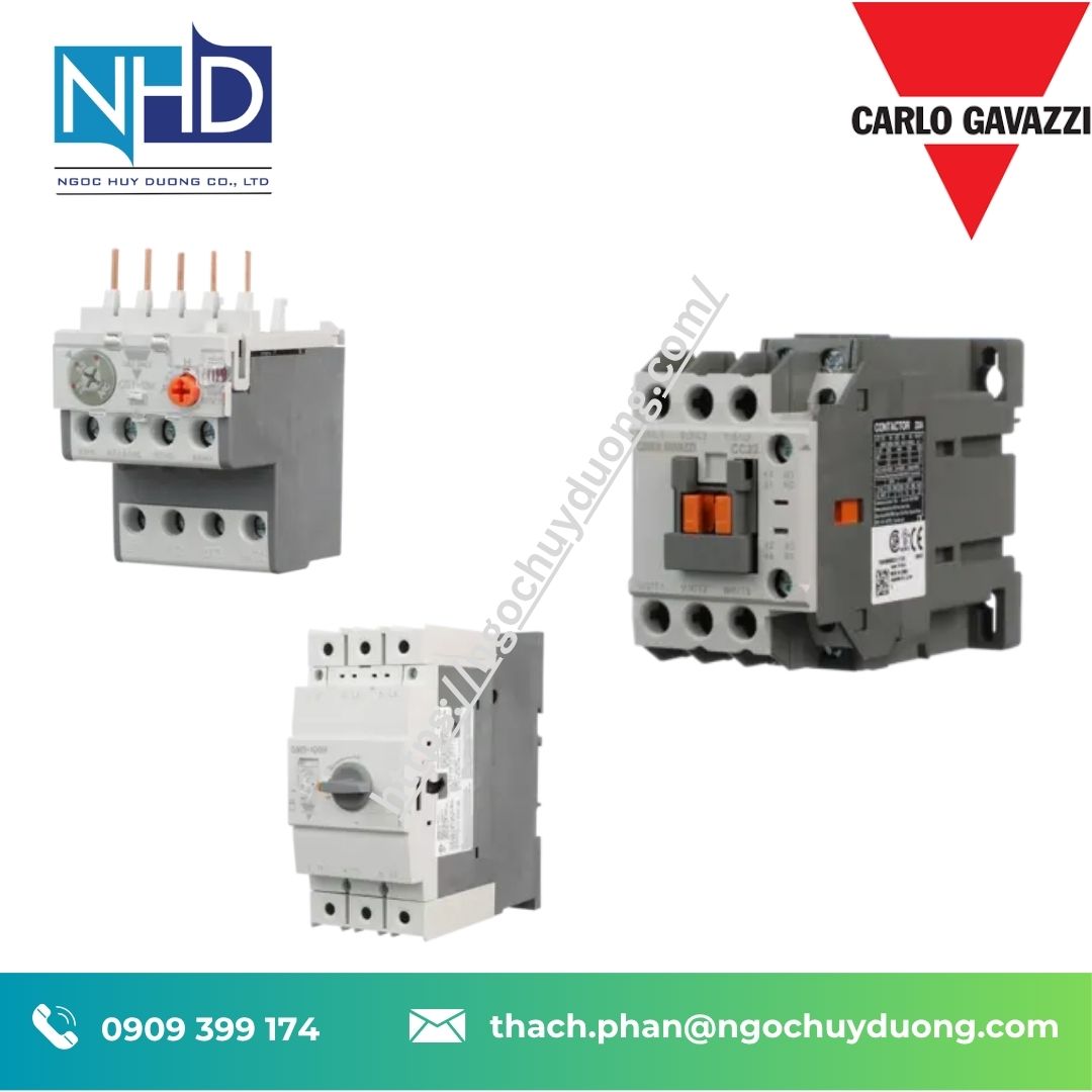 Công tắc tơ và rơ le quá tải Carlo Gavazzi – Chính hãng