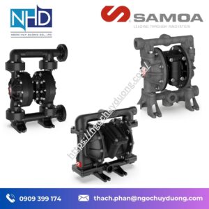 Đại lý giá tốt Bơm màng khí nén SAMOA UP10A-BAC-ATZ – Nhôm PTFE 1 inch nhập khẩu Tây Ban Nha, chính hãng, hàng sẵn kho giá tốt, giao ngay