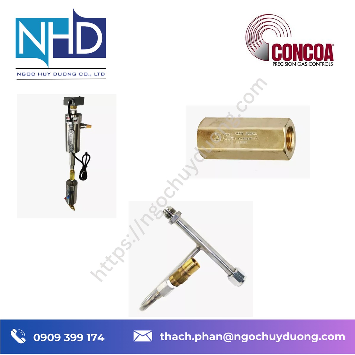 Đại lý giá tốt Thiết bị khí công nghiệp CONCOA – Báo giá nhanh