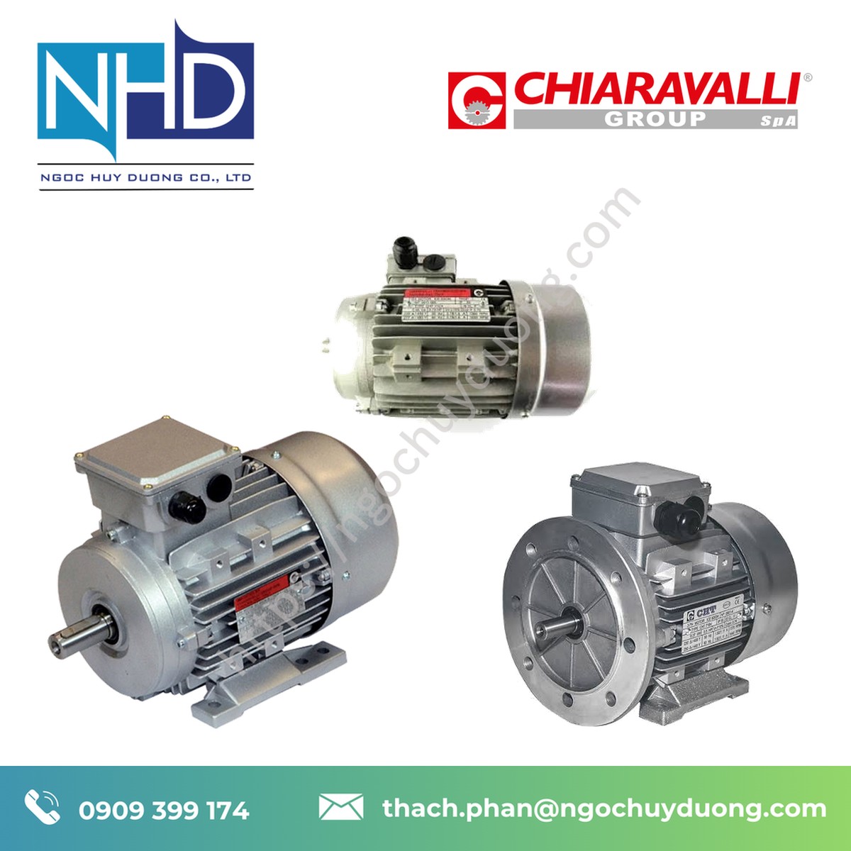 Động cơ điện Chiaravalli CHT – Báo giá nhanh