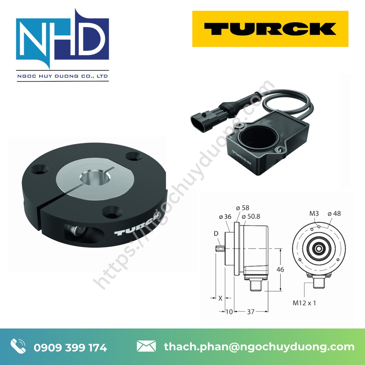 Encoder TURCK REI-10S12C-2B2048-H1181 Chính hãng