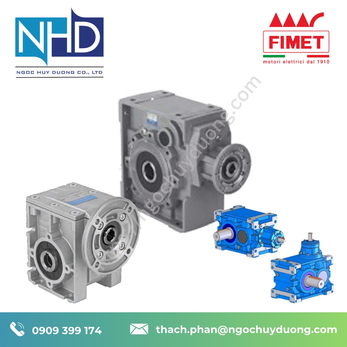 Hộp giảm tốc trục vuông góc FIMET A-A-A-C Báo giá nhanh