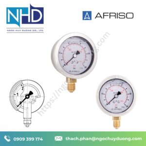 Phân phồi đồng hồ áp suất AFRISO 250 Bar