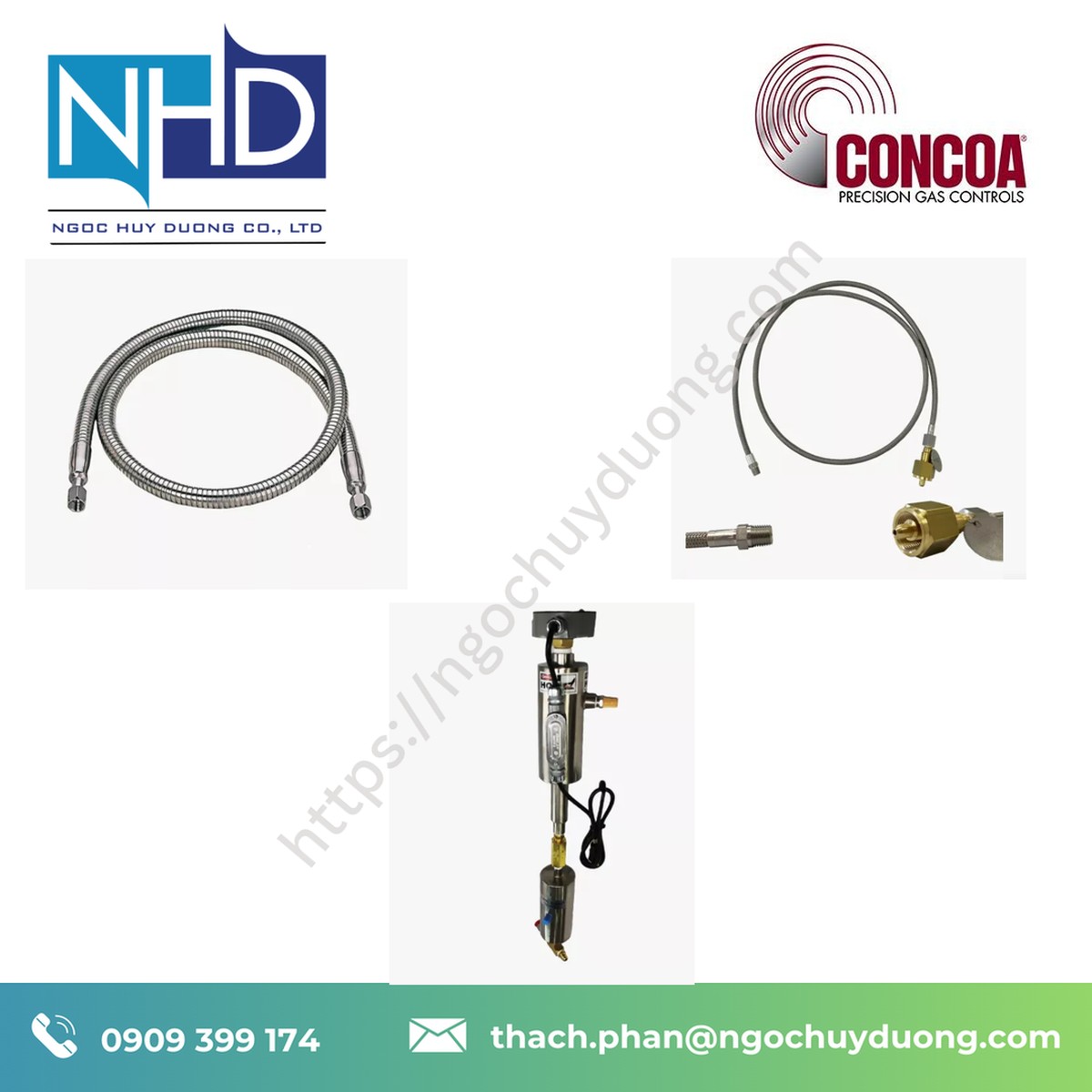 Thiết bị khí công nghiệp CONCOA – Báo giá nhanh