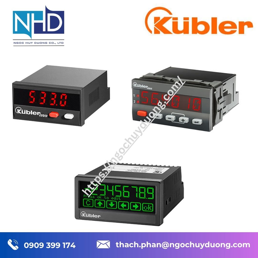 Tổng kho hàng sẵn Bộ điều khiển quá trình Kübler chính hãng, giá tốt