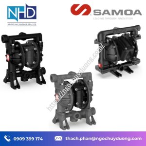 Tổng kho hàng sẵn Bơm màng khí nén SAMOA UP10A-BAC-ATZ – Nhôm PTFE 1 inch nhập khẩu Tây Ban Nha, chính hãng, hàng sẵn kho giá tốt, giao ngay